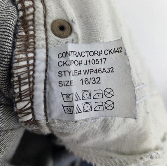 Calvin Klein Women's Low Rise Flare Blue Jeans Size 16 - Picture 10 of 13